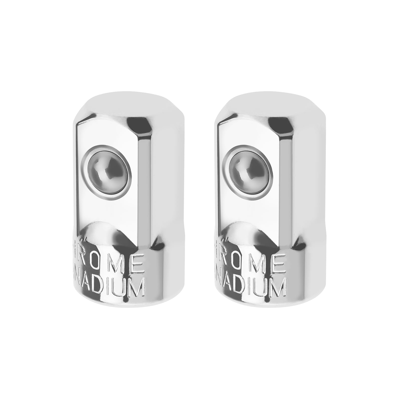 2 Adattatori Da 1/4" Femmina A 1/2" Maschio - In Acciaio Cromato | Per Chiavi E Cricchetti - Foto 6