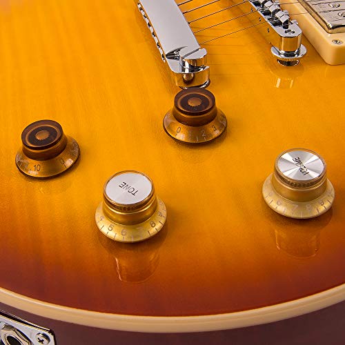 VINTAGE V100 ReIssued Guitare électrique Citron Drop - Les Beatles, Paul McCartney, John Lennon, RIngo Starr, George Harrison VINTAGE V100 ReIssued Guitare électrique Citron Drop – Image 6