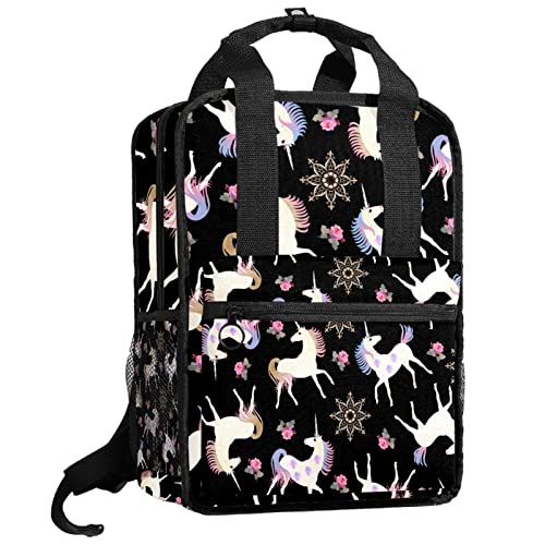 Sac à dos pour garçons aux bretelles réglables confortables motif notes de musique