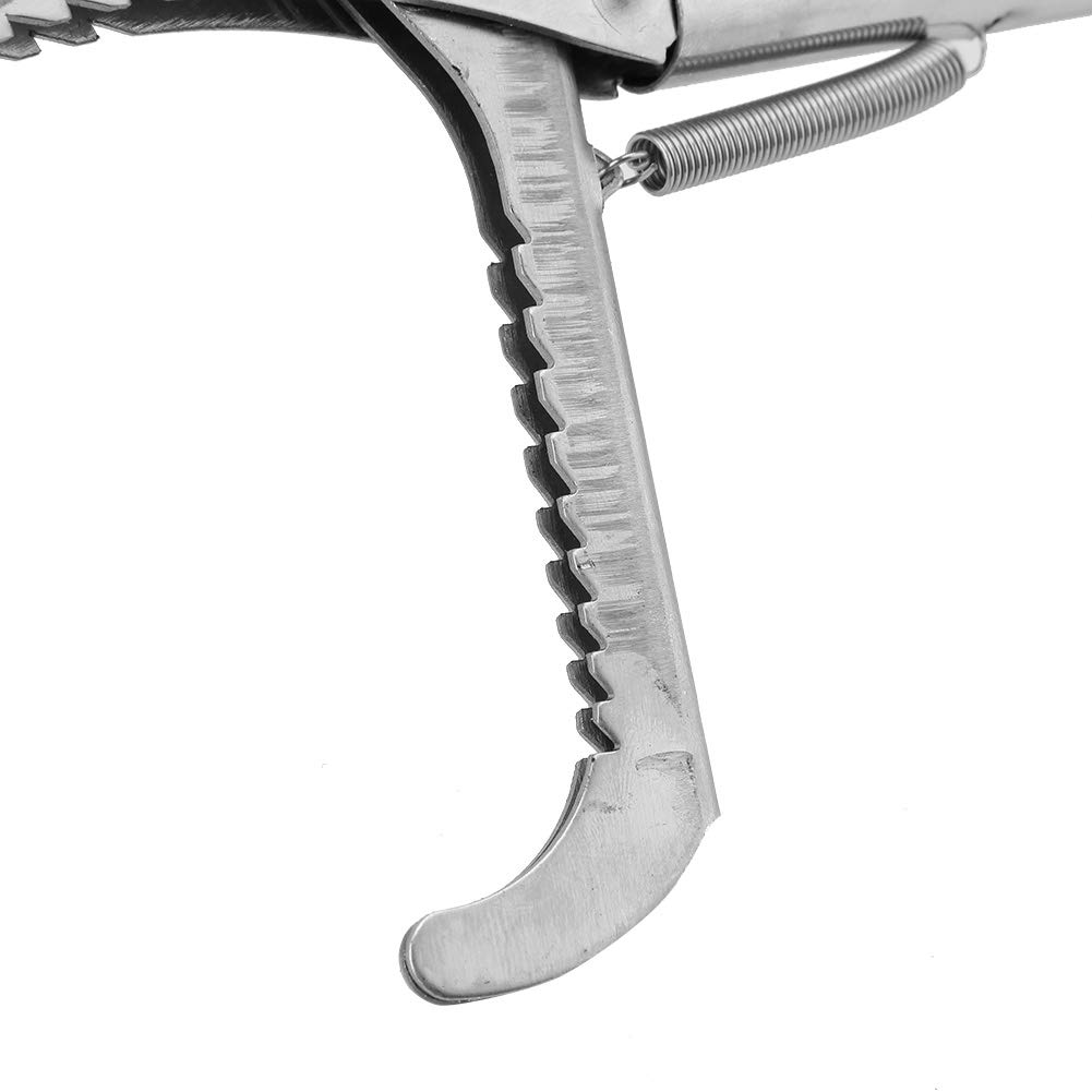 Pssopp Pinzas para atrapar serpientes, plegables, con candado (100 cm)