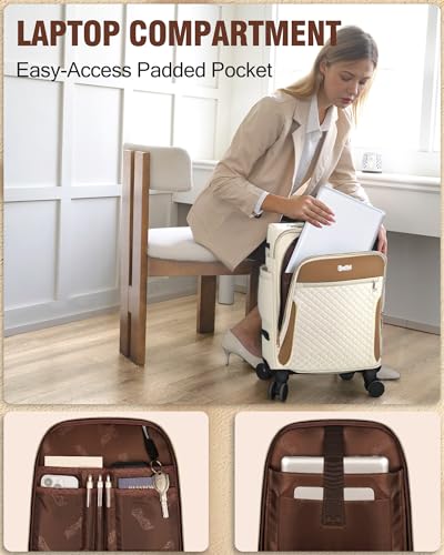 TagerTrek 20-Inch Suitcase with Cubes