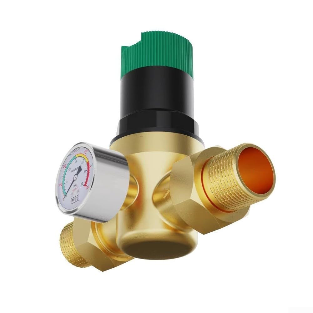 Regolatore di pressione in ottone 3/4" per casa, regolatore di pressione in