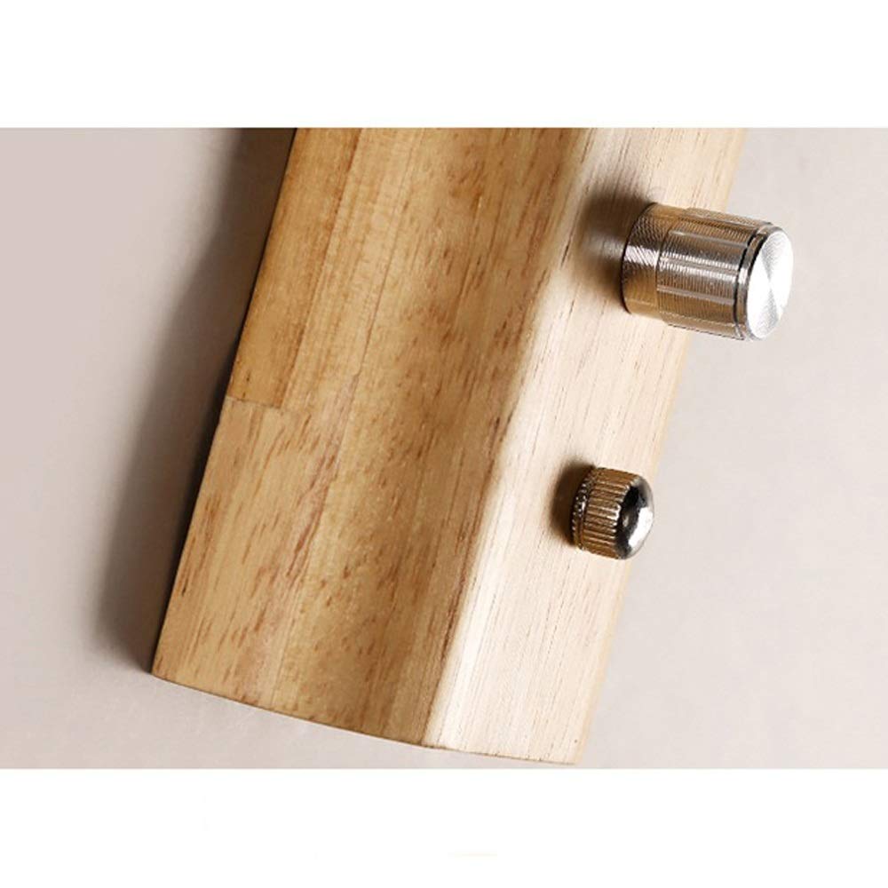 Wandleuchte Nordic Modern Holz Schmiedeeisen LED Wandlampen Minimaslist Schlafzimmer Nacht Leselampe E27 Wandlaterne Beleuchtungskörper Wandleuchte für Wohnzimmer Arbeitszimmer Veranda Korridor