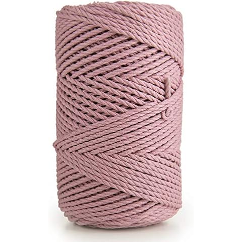 MB Cordas 3mm Macrame Cord 147 yd. Cotton Rope 135m Soft Cotton String 3 Strand Twisted Yarn Dyed Rope for Handmade Crafts, Plant Hanger, Wall Art Decorations, Dream Catchers, DIY Projects Cover