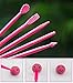 yueton 14pcs Set Plastic Crafts Clay Modeling Tool for Shaping and Sculpting (Hot Pink)