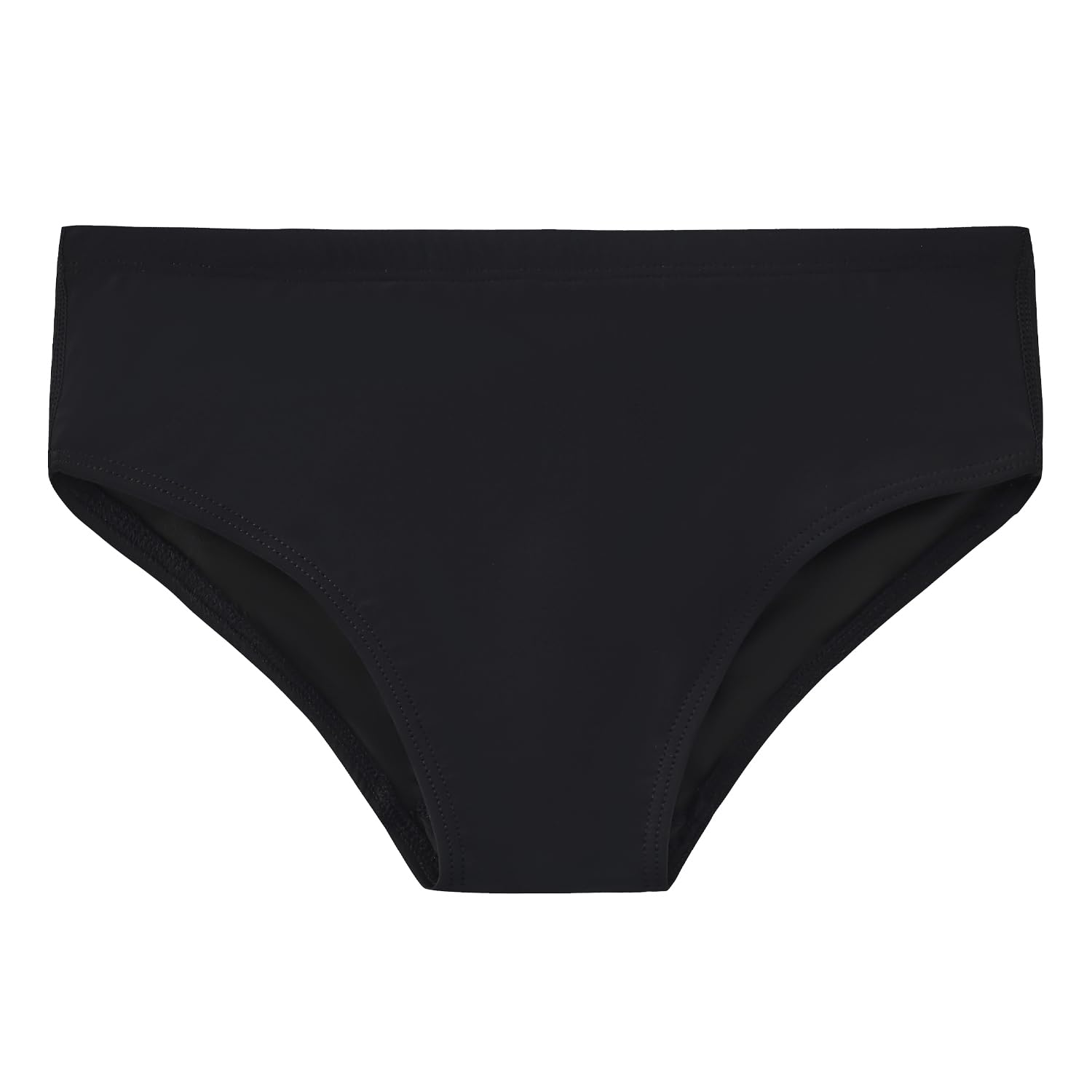 Photo 1 of Dovio Girls Swim Bikini Bottoms with Fully Lined, UPF 50+ Sun Protection Swimsuit Soft Quick-Dry for Beach Pool (Black, 12)