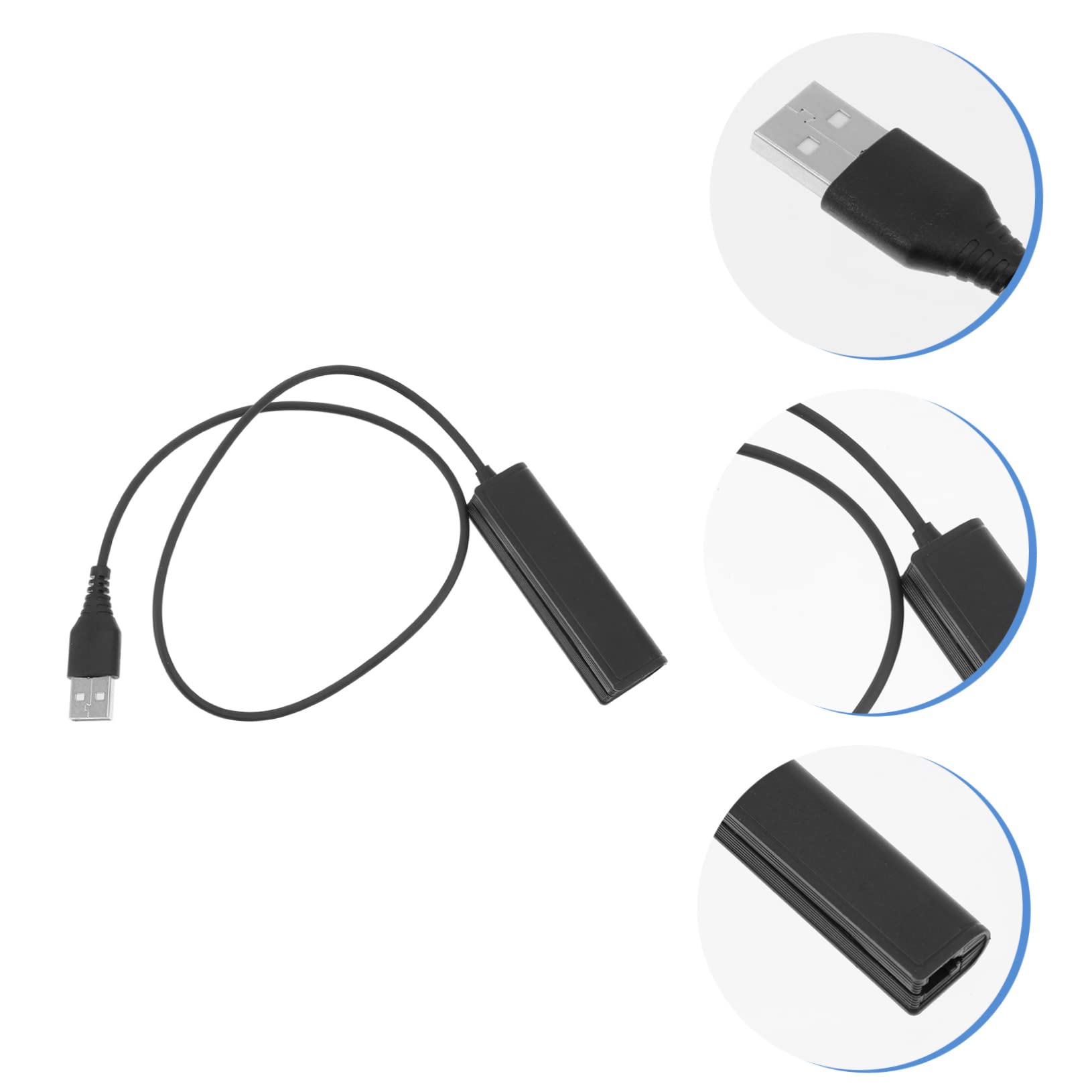 3stücke USB Zu Adapterkabel Für Headsets Leicht Und Tragbar Für Pc Und Laptop Um Headsets USB Zu Verwandeln Für Unterwegs Geeignet