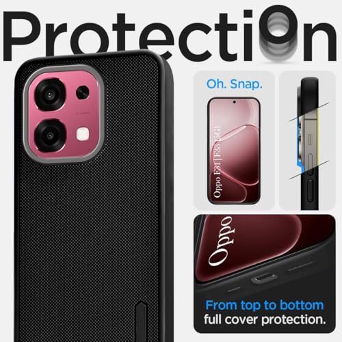 Image of Jkobi Rubberised Back Case Cover for Oppo F31 5G | Oppo F33 5G (Textured Grip Design | Micro-Fiber Cloth Inside | Slim and Light Weight | Soft Touch and Feel)