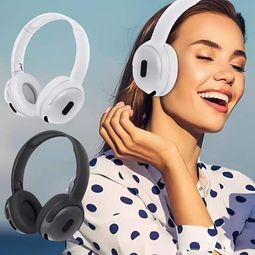 Image of Max Pro Wireless Over-Ear Headphones, Bluetooth 5.0, Up to 30 Hours Battery, Built-in Microphone, 3.5 mm Audio Jack, Foldable Adjustable Headband