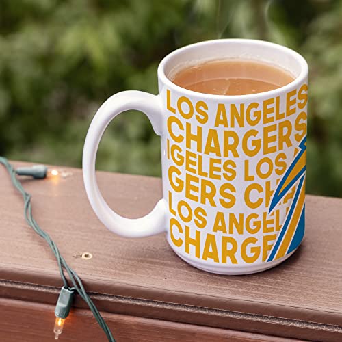 Image of Rico Industries NFL Football 15 oz White Ceramic Mug