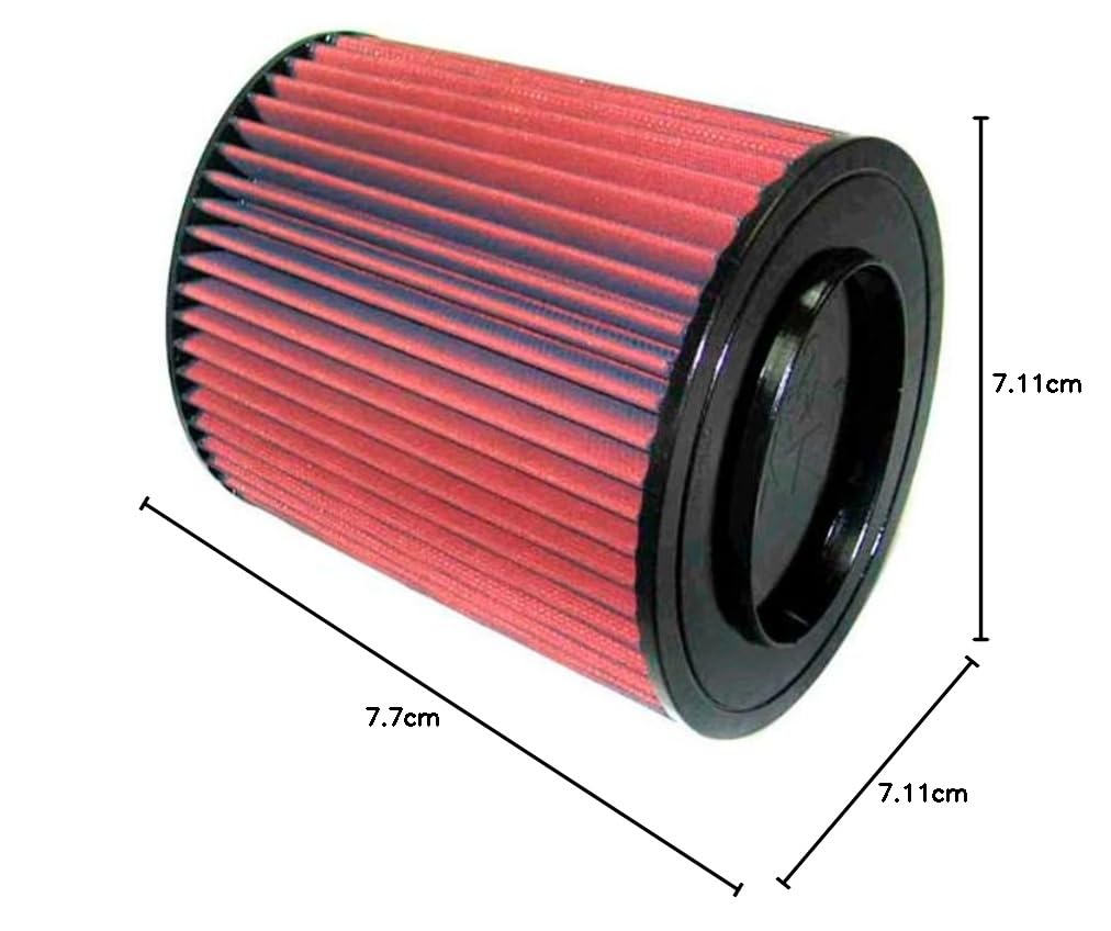 K&N E-9282 Filtro de Aire Coche | Compatible con: Audi A6 C6, A6 C6 Avant