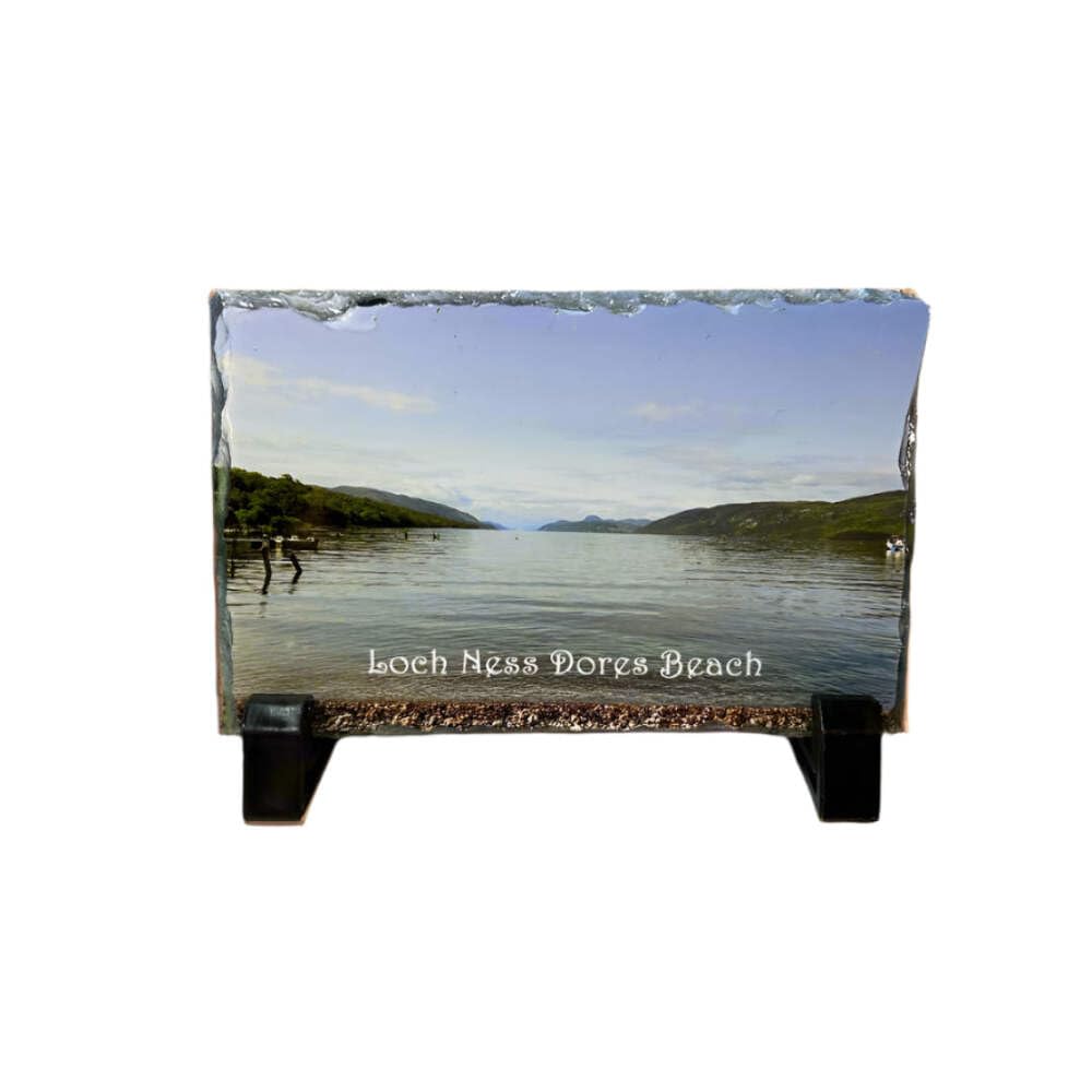 Nessie's Treasure Personalised Photo Slate Custom-Printed for a Beautiful Keepsake. Heart 14cm x 14cm