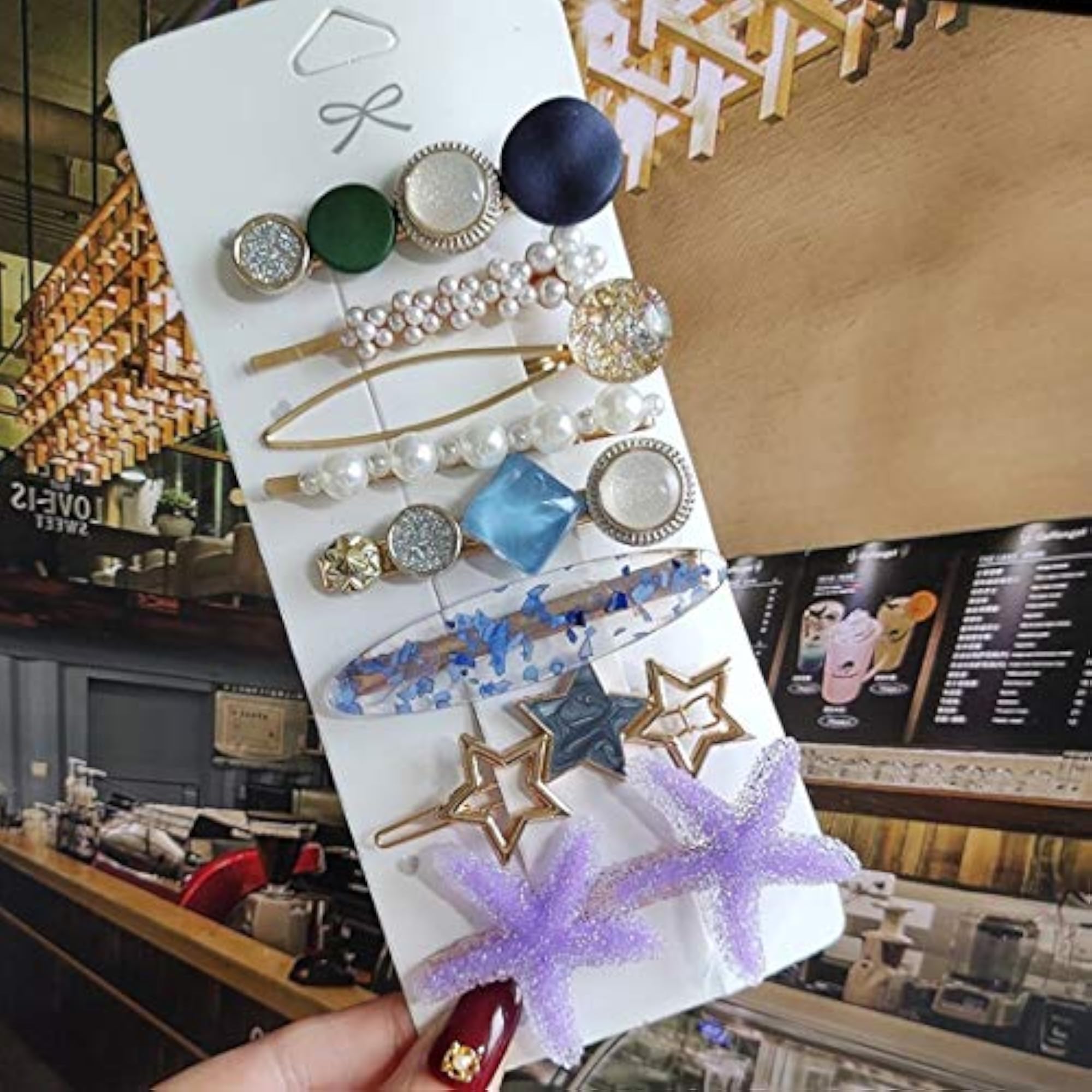 Women's Edition Pearl Hairclip, Elegant Accessory