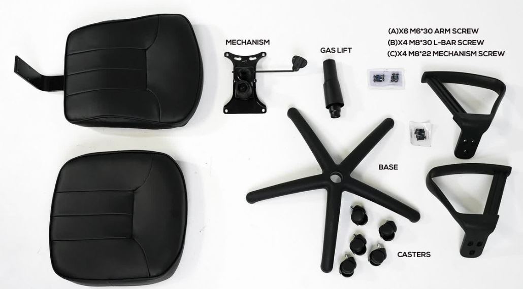 Amazon.com: BOSS Office Products Leather Task Chair with Loop Arms