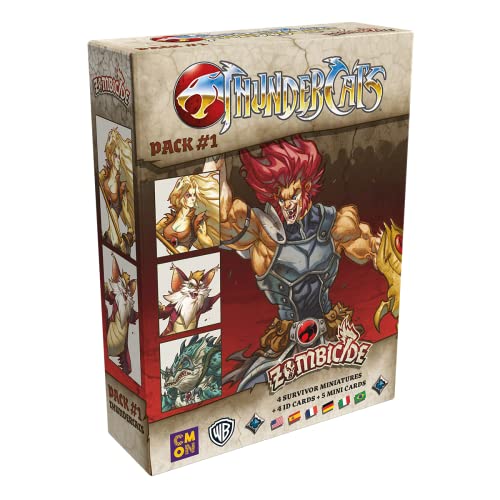 Edge Entertainment GUFPR06 Zombicide: Thundercats Pack 1 Juego de Miniaturas, en Español Cover