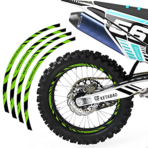 Kit décalcomanies jantes moto Honda CRF 230F stickers roues 21 18 pouces