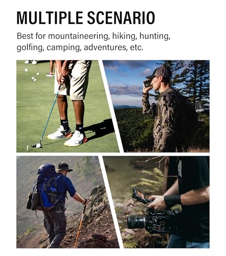 Image of CoxiVision Hunting Range Finder 1400 /2000 /3000 Yards with Slope, 7X Magnification, Red OLED Display, BRD Mode, Angle Compensation, Scan Waterproof