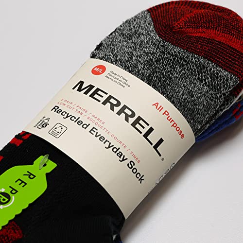 Image of Merrell Repreve Cushioned Hiker Crew Socks 3 Pair