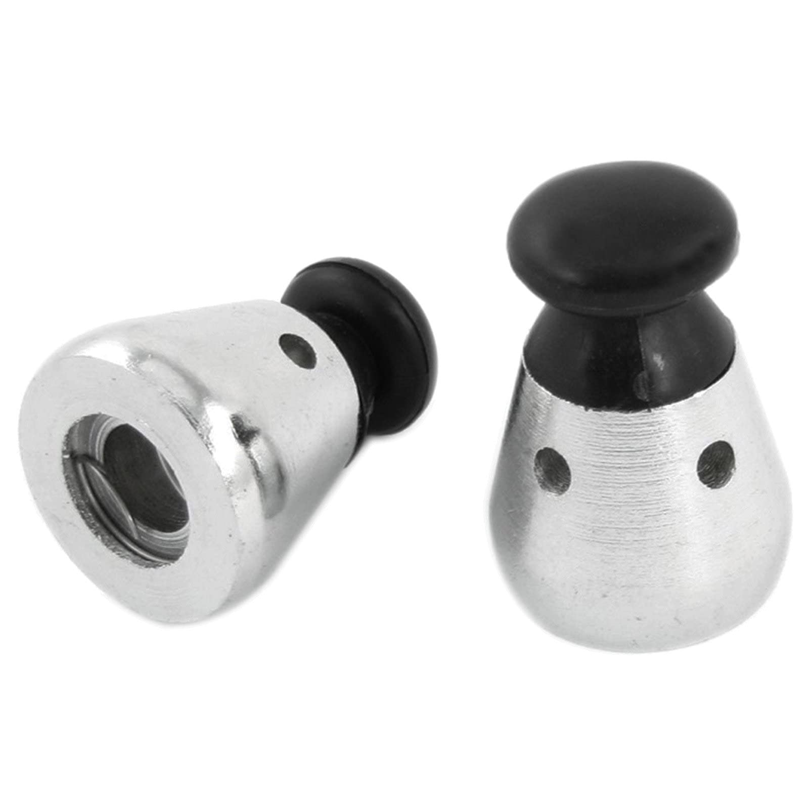 STmeaPressure Cooker Jigger Valve Pack of 2 Black (4 pcs)