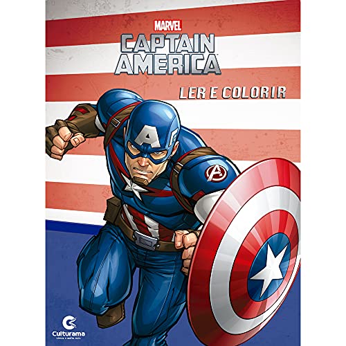 Ler e Colorir Capitao America