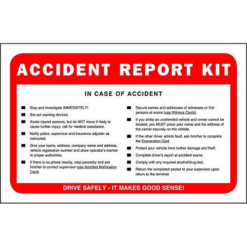 How to Settle Your Car Accident Claim Without a Lawyer: Proven Steps 7 Vehicle Accident Report Kit in Envelope 10 Pack, Helps Drivers Collect, Organize & Report Vehicle Accident Information, J. J. Keller & Associates, Inc.