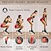 2-in-1 Professional Wooden Balance Board & Slant Board, Four Adjustable Incline Board and Calf Stretcher, Stretch Board for Knees Ankle Heel Feet Leg