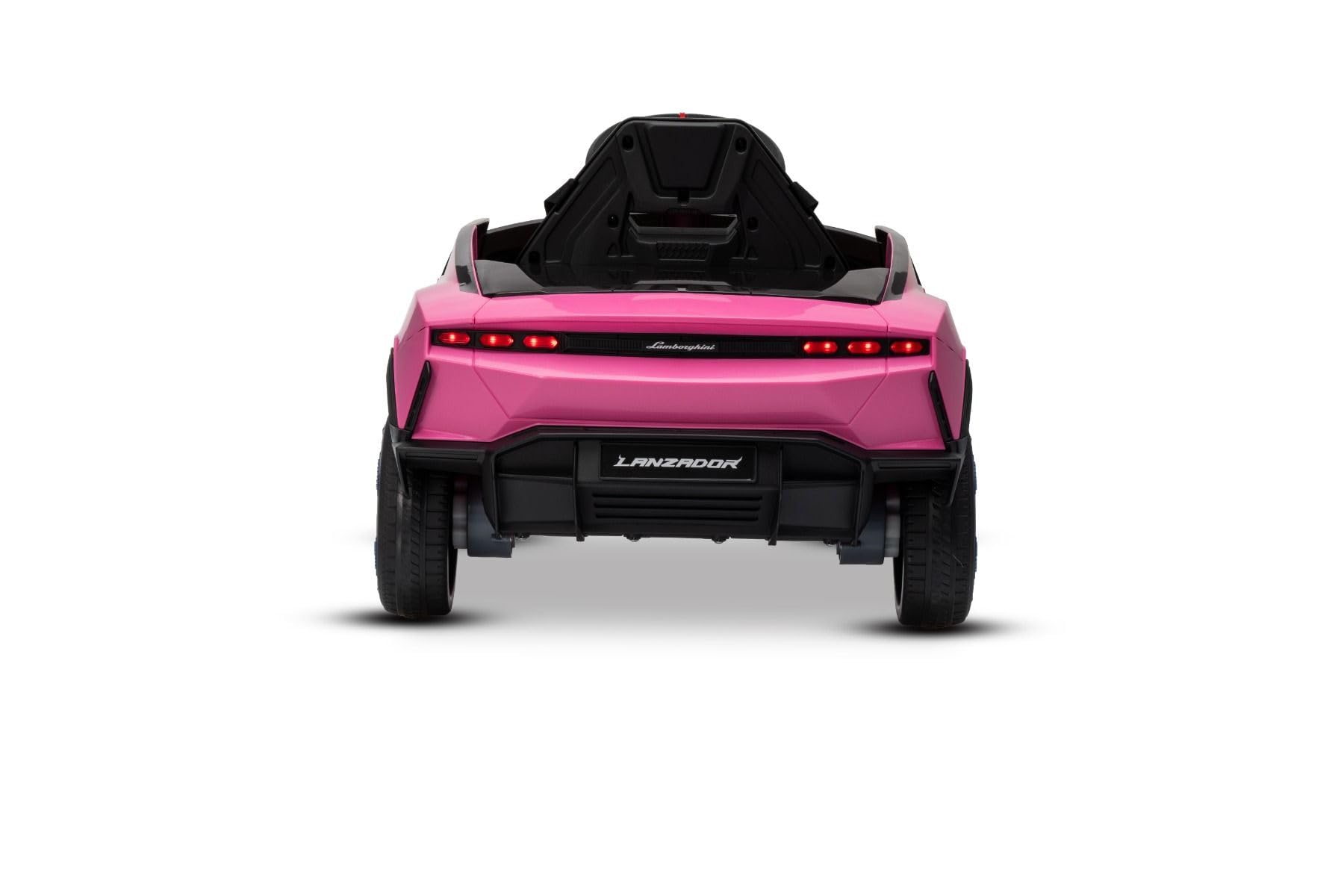 Lamborghini Lanzador elektryczny Ride-on-Auto 12 V z napędem na tylne koła, licencjonowany (jednoosobowy), bateria litowa, oświetlenie LED, szerokie siedzisko, pilot zdalnego sterowania 2,4 GHz