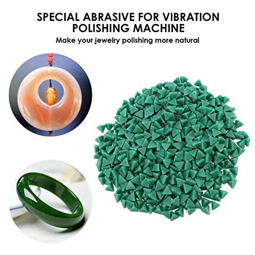 iFCOW Polierer Schleifzubehör Schmuck Polieren Polieren Schleifmaterial Tumbling Medium für Tumbler Vibrationsmaschine