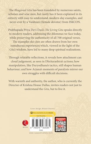Image of The Living Gita: Mastering the Difficult Art of Becoming Good in Everyday Life