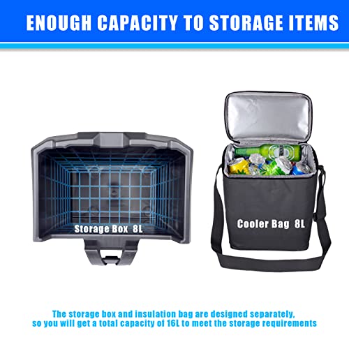 Sresk Defender Center Under Seat Storage Box/Cooler, Removable Underseat Storage Bin Cooler Bag Fits For Can Am Defender/Defender Max 2016 2017 2018 2019 2020 2021 2022 2023 Replace Oem #715003446 #TOP5