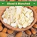 Sincerely Nuts – Raw Blanched Sliced Almonds | 3 Lb. Bag | Delicious Guilt Free Snack | Low Calorie, Vegan, Gluten Free | Gourmet Kosher Food | Source of Fiber, Protein, Vitamins and Minerals