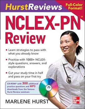 Paperback Hurst Reviews NCLEX-PN Review Book