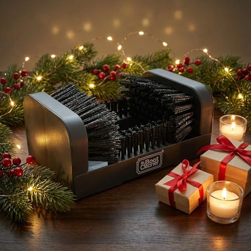 Heavy Duty Boot Brush Cleaner Outdoor Floor Mount or Portable Boot Scraper/Scrubber with Hardware