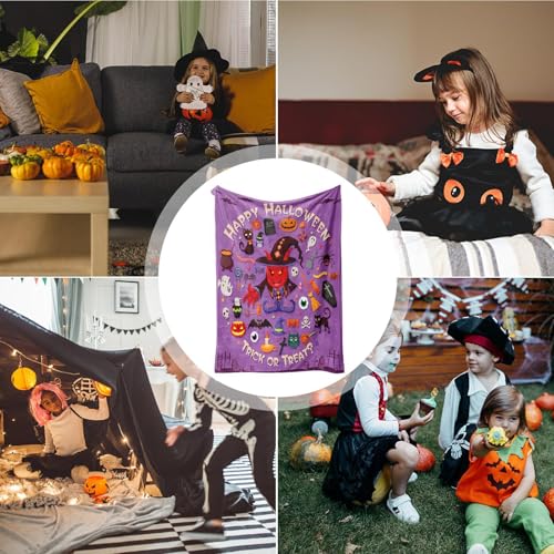 Plaids d'Halloween chauds pour vos soirées cinéma d'horreur en famille - 3