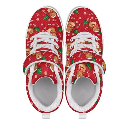Christmas Sneakers Slip on Shoes for Kids Girls Boys Walking Running3