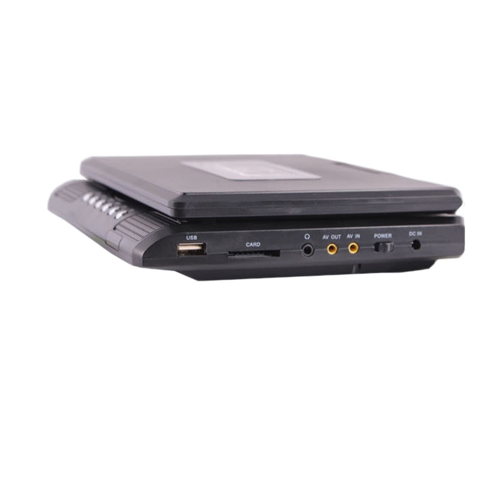 Lettore DVD Lettori CD da 7,8 pollici Schermo di rotazione 270 gradi con telecomando Cinema portatile viaggio per auto e bambini(BlackEU Plug)