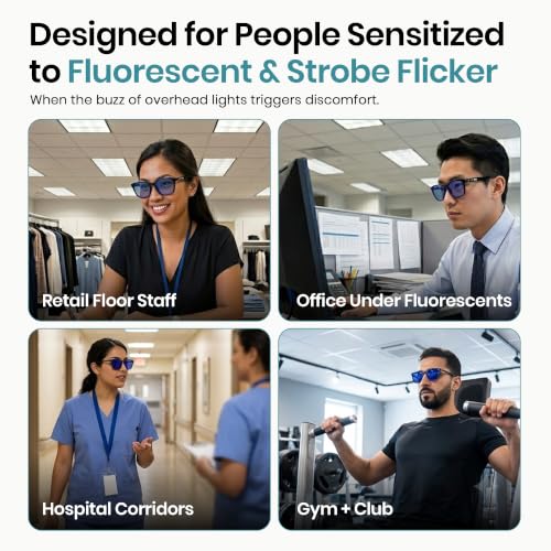 Image of Sleep ZM Blue Light Blocking & Light Sensitivity Glasses - 14 Lens Types for Comfort, Relaxation, Sleep & Relief