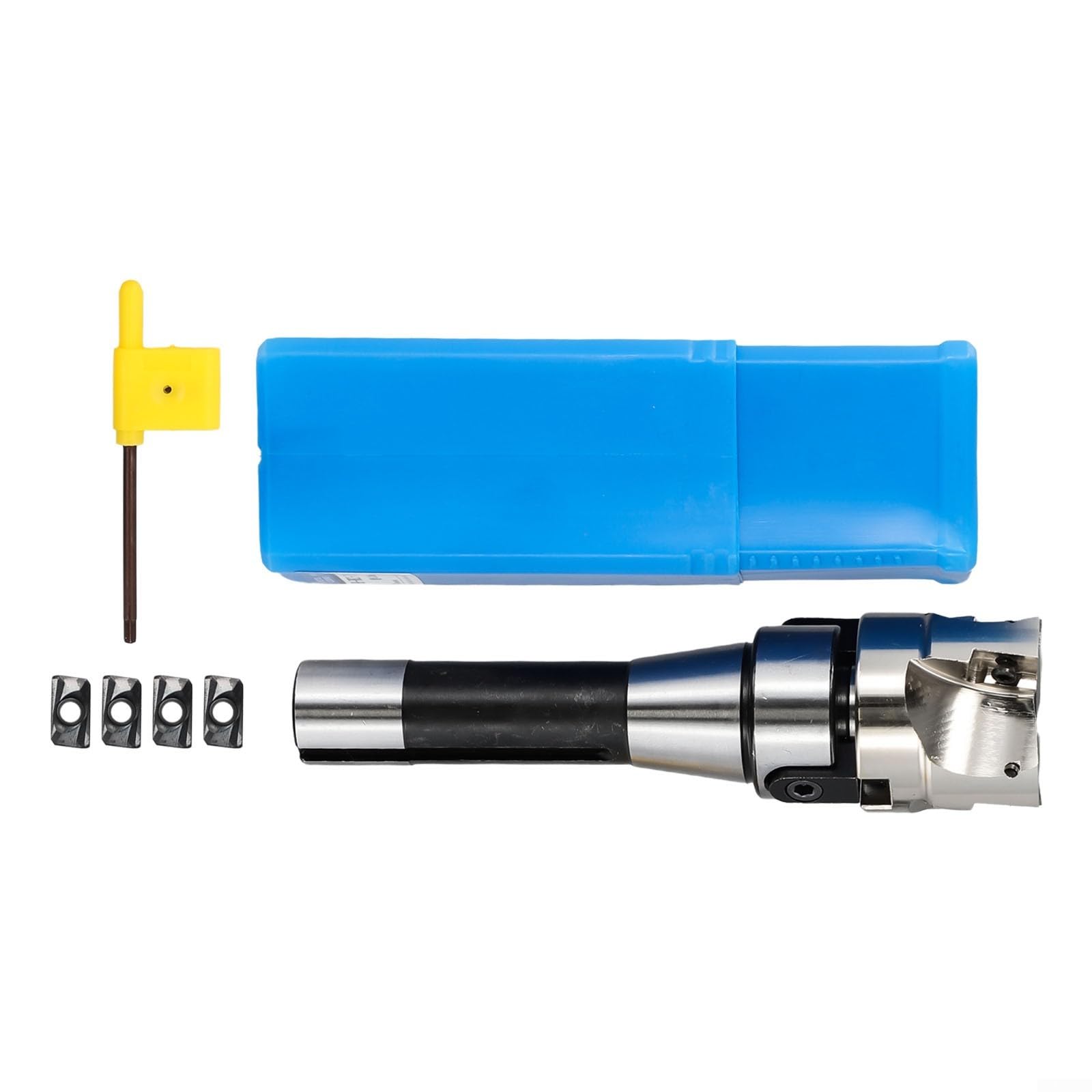 R8 FMB22 Bar, Long Life R8 FMB22 Bar 400R 50 mm Planfräser + 4 x APMT1604 Hartmetalleinsätze