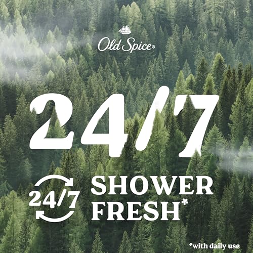 Image of Old Spice Cleansing Body Wash for Men, 24 /7 Shower Fresh with Lasting Scent, Cleanse & Refresh, Gentle on Skin, Vitamin B3, Timber with Sandalwood + Cypress Scent, 30 oz (Pack of 4)