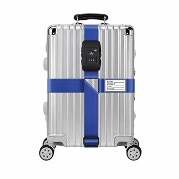 Amazon.co.jp: スーツケースベルト TSAロック搭載 ネームタグ