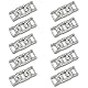 Niuhong 10 Pcs Schnürsenkel Schnalle Strass Bling Schuhe Schnallen Sneaker Diamond Schmuck Diamant Schuh Anhänger Schuhzubehör Dekorative Turnschuhe Sportschuhe Freizeitschuhe Zubehör (B)