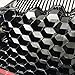 Partsflow Front Upper Main Matte Black W/Red Trim Mesh Grille For 2006 2007 2008 2009 Volkswagen VW GTI For 2006 2007 2008 2009 Volkswagen VW Mk5 Jetta