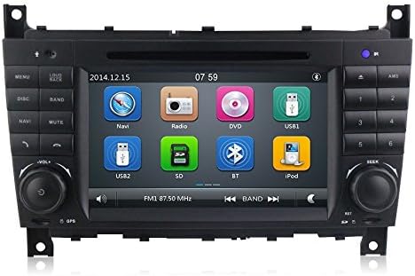GPS DVD USB SD Bluetooth Car Radio 2 DIN Navigation Mercedes C Class W203/C220/C230/C240/C280/Class CLK W209/CLK200/CLK220/CLK 240/Mercedes CLC W203/Class W467/A209/W219/W467/CLK 220