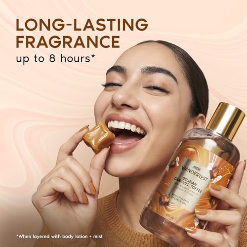 Image of Nykaa Wanderlust Belgian Caramel Toffee Brightening with Lactic Acid| Gentle Cleanser for Nourished, Refreshing Skin | 250ml | Paraben-Free & Vegan