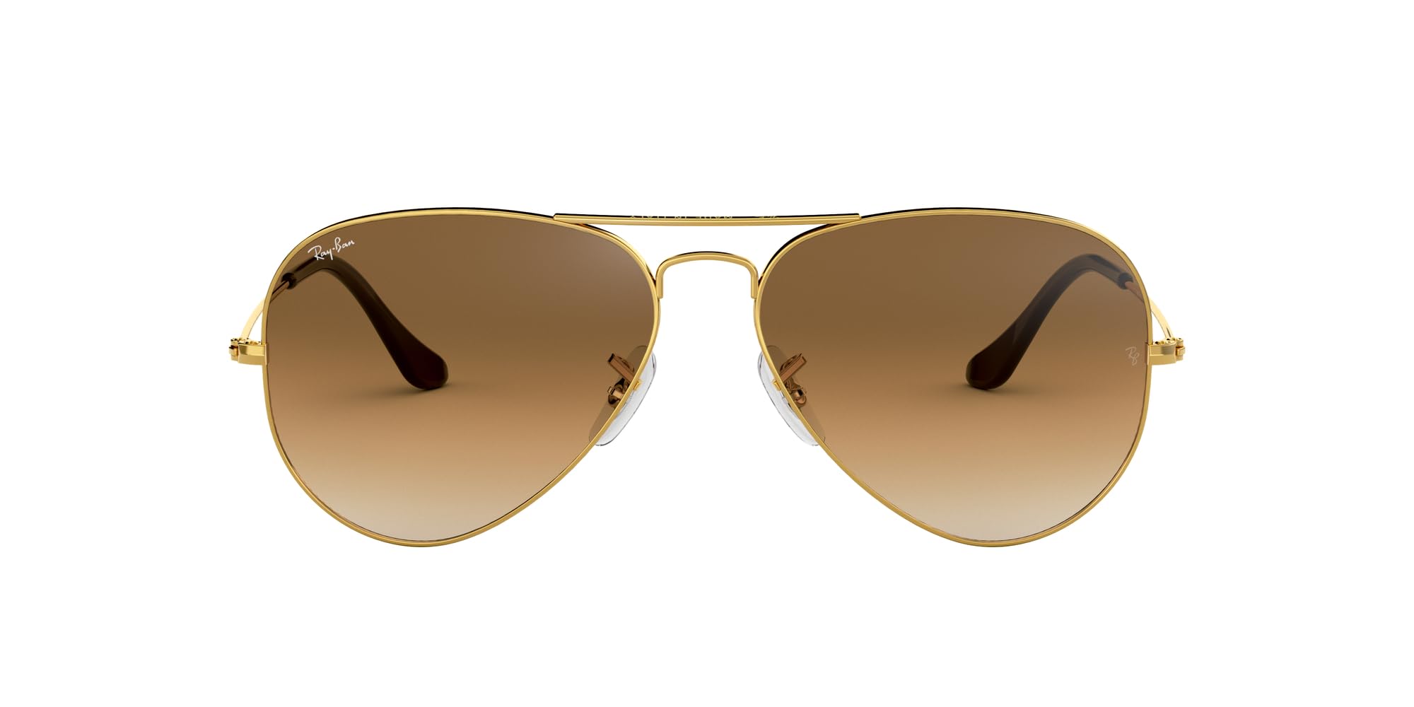RAY BAN AVIATOR RB3025 Sunglasses - Gold/Brown 001/51 (Medium (58mm))