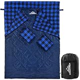 MOUNTREX Doppelschlafsack - Sommer Schlafsack für 2 Personen...