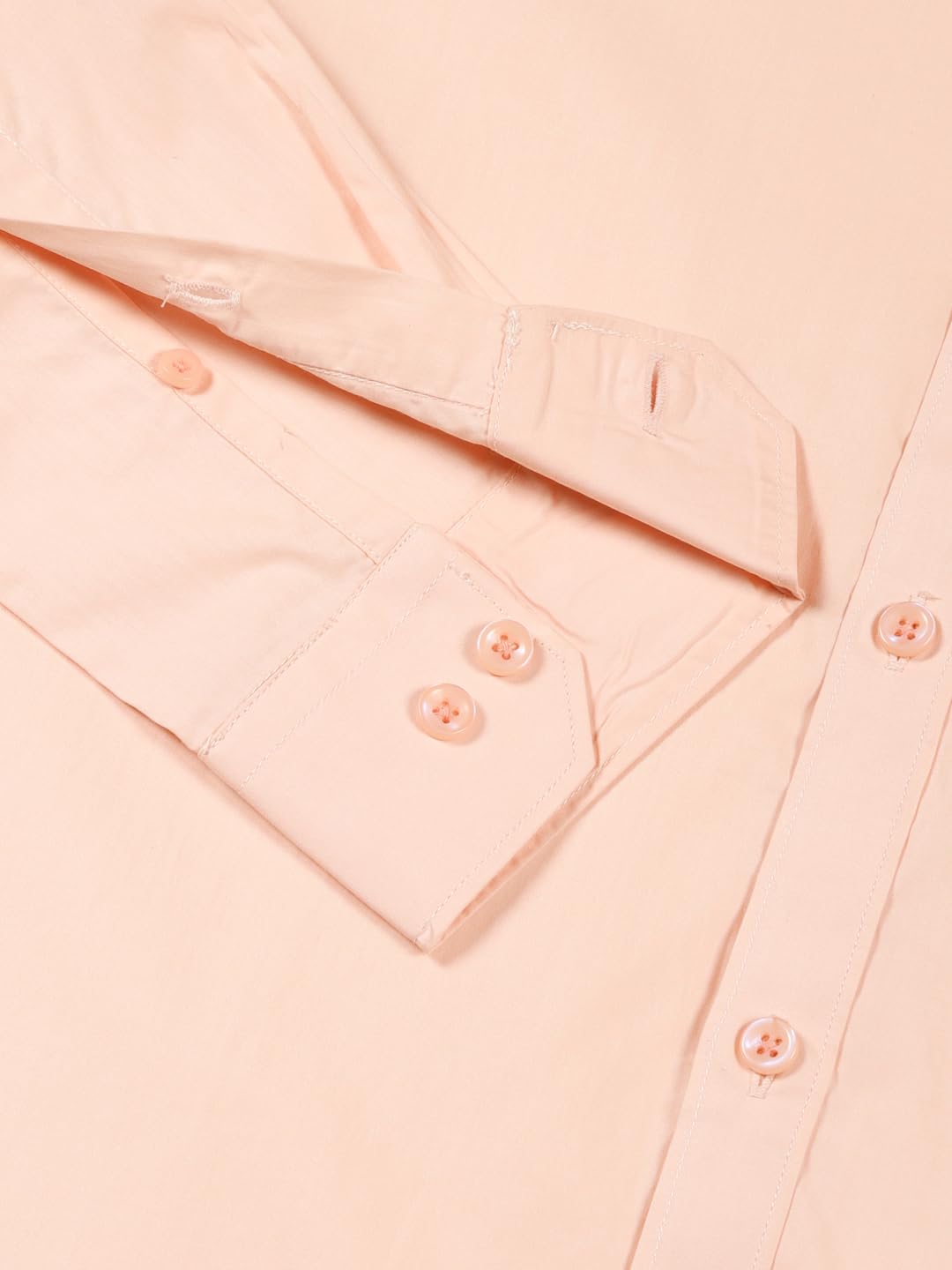 Thomas Scott Uomo | Tinta unita | Manica lunga | Slim Fit | 100% cotone | Button Down | Tasca singola | Camicia formale
