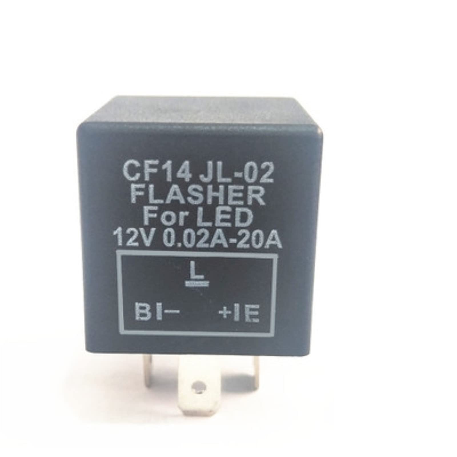 GJZIFGFWQ 10PCS CF14 JL Flasher Relay Automobile and Motorcycle 3PIN LED Electronic Flash 12V 10A