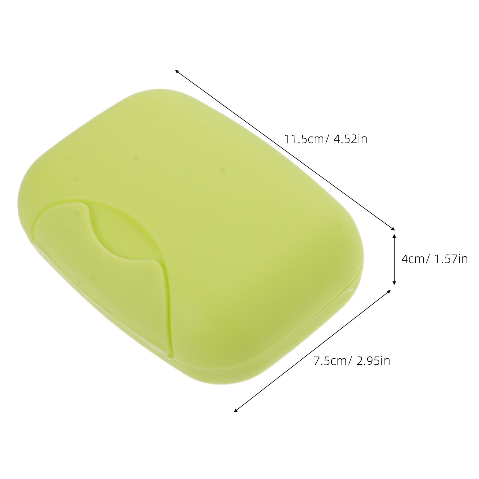 PRETYZOOM Jabonera de Viaje Portátil de Plástico Resistente a Fugas con Tapa Hermética, Grande en Colores Variados (30 Piezas), Adecuado para Camping, Senderismo y Uso en Baño y Hogar
