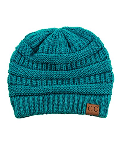 Image of Cambridge Select Thick Slouchy Knit Oversized Beanie Cap Hat